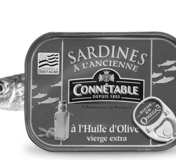 Nouvelle Vague en campagne pour les sardines Connétable 