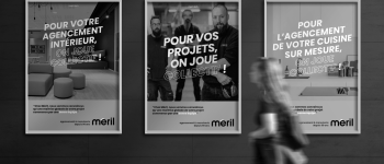 Bicom crée l’identité de marque de Méril Menuiserie et Agencement